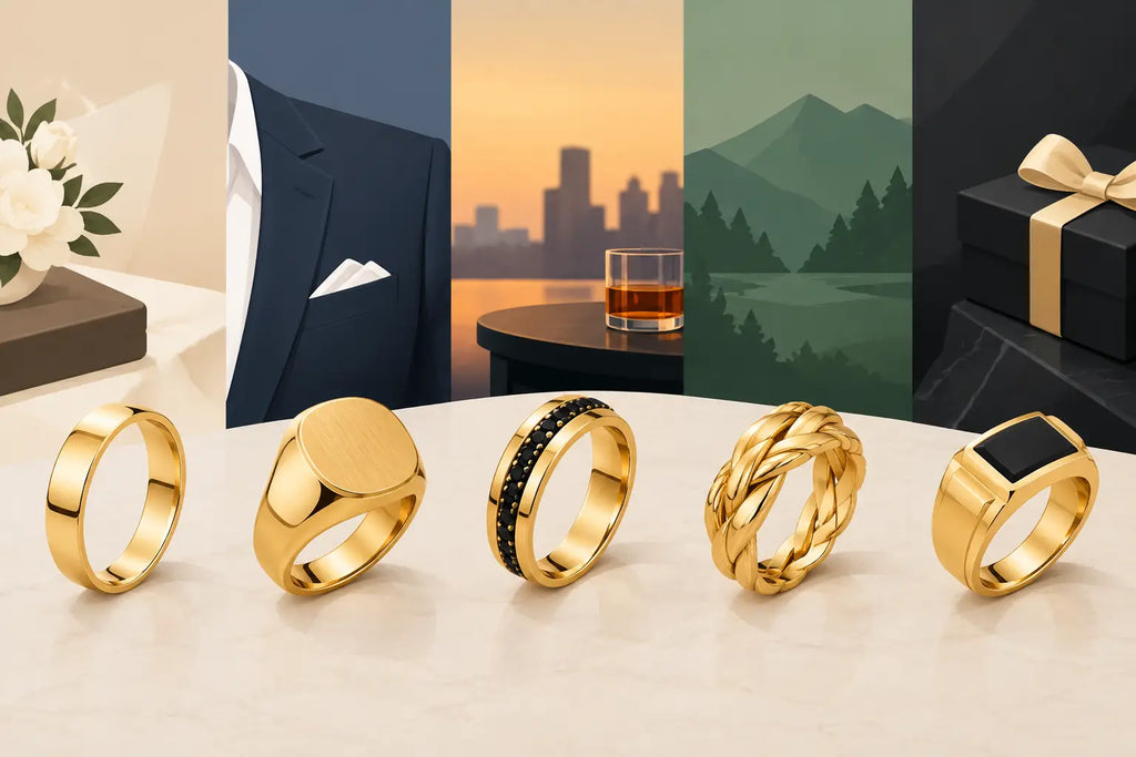 Men's Gold Ring Styles for Every Occasion