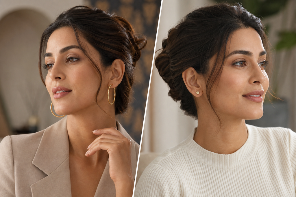 Gold hoops vs studs: which fits your everyday style?
